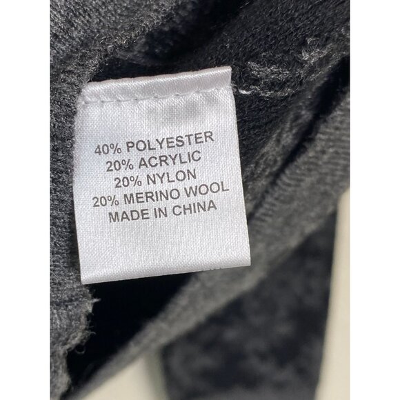 NEW Neve Designs Maya Full Zip Sweater Women Small Gray Wool Blend Snowflake - Picture 5 of 16